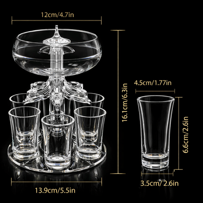 Party Shot Dispenser – 6 Glass