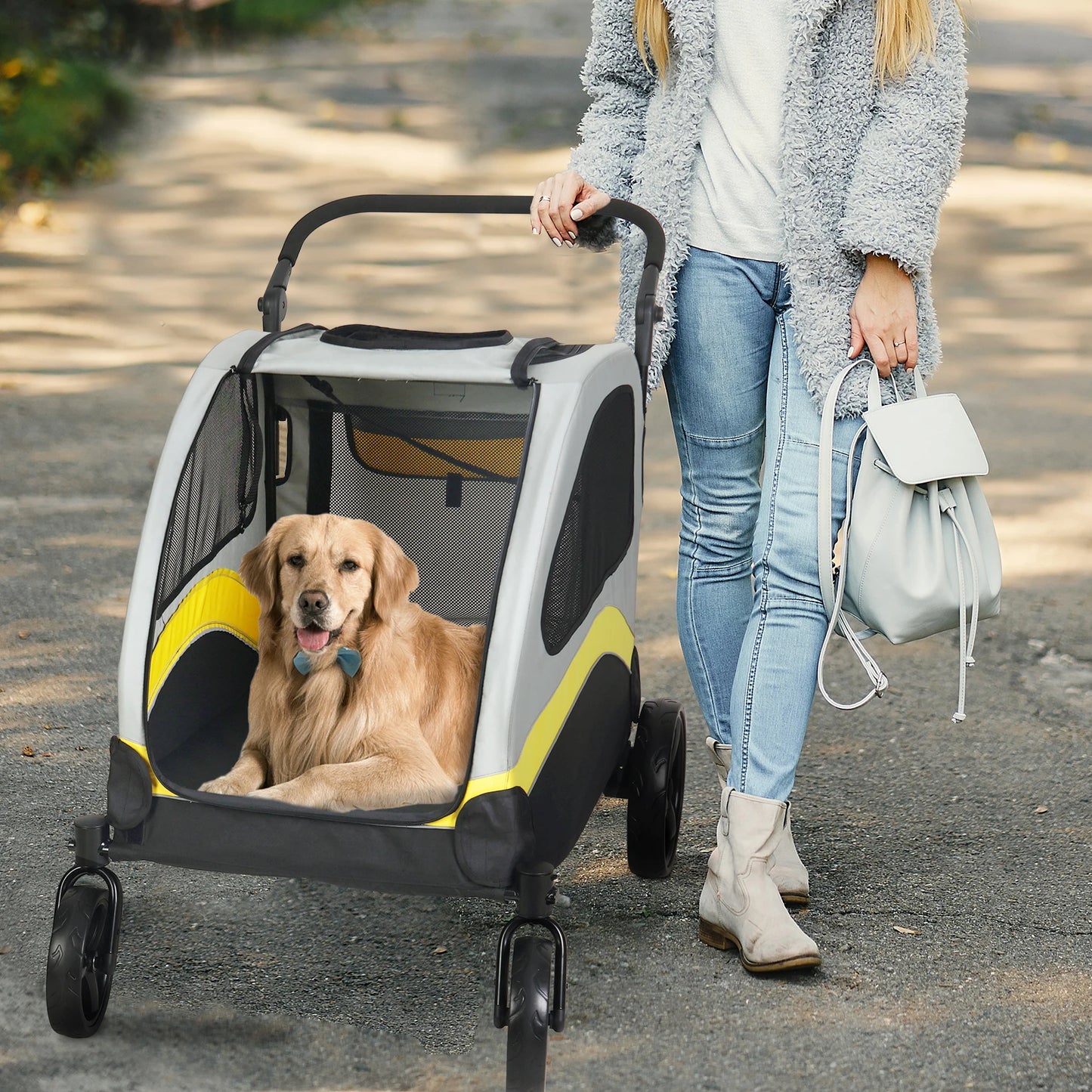 SafePawTravel™ Premium Pet Stroller