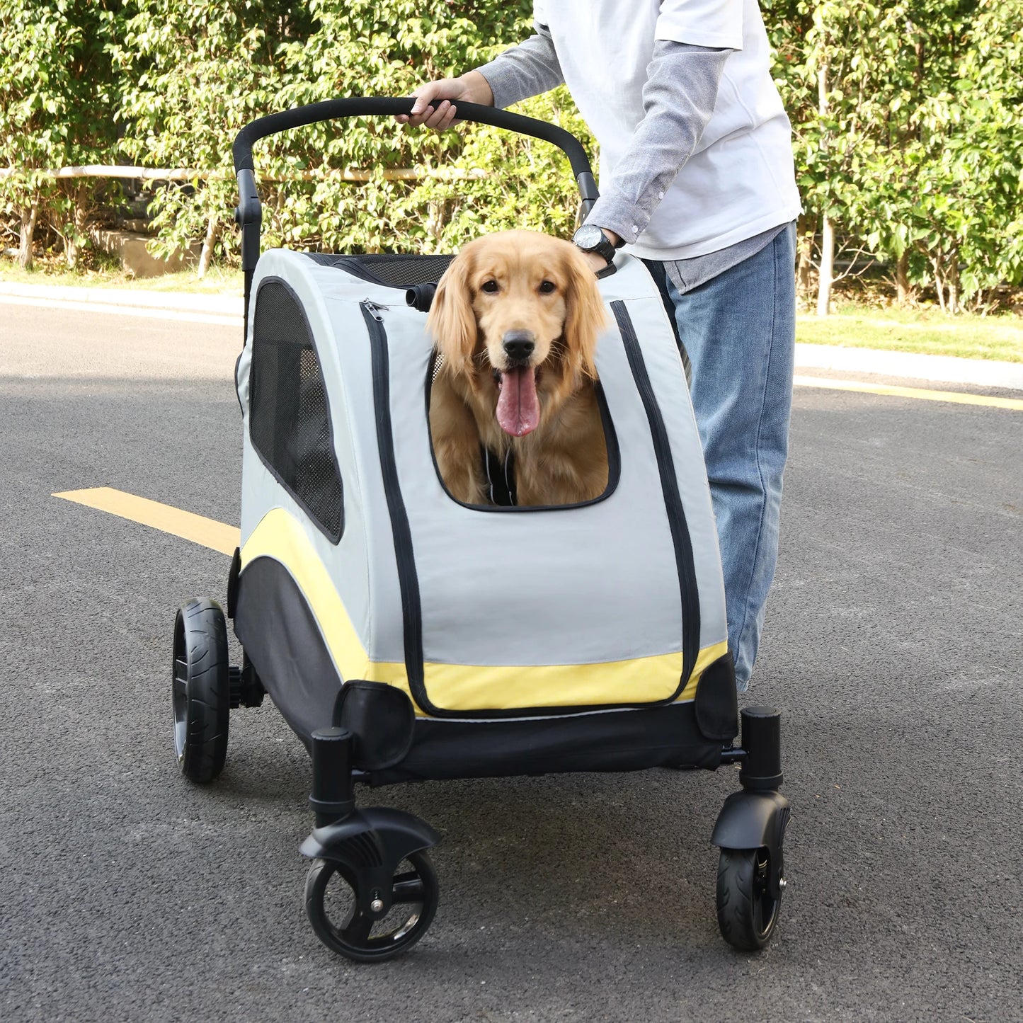 SafePawTravel™ Premium Pet Stroller