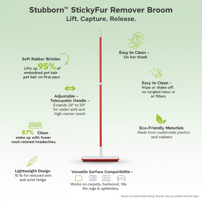 Stubborn™ StickyFur Remover Broom